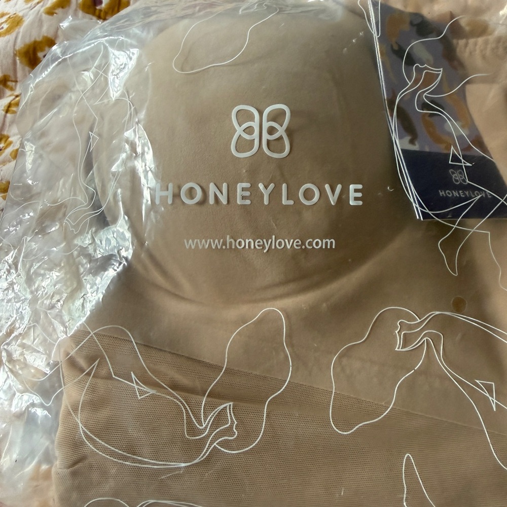 Honeylove liftwear tank bodysuit 1X sand - Picture 4 of 6